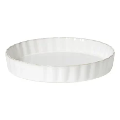 Xenos Taartvorm Toscane L - wit - ø26.8x4.5 cm- Bakvormen|Ovenschalen