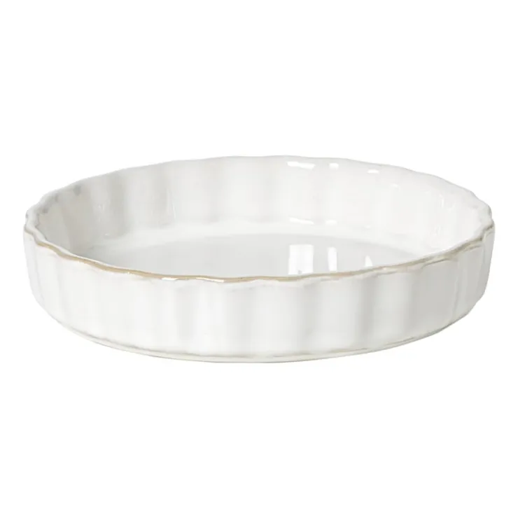 Xenos Taartvorm Toscane S - wit - ø12x2.5 cm- Bakvormen|Ovenschalen