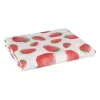 Xenos Tafelkleed aardbei - rood/wit - 150x220 cm- Tafelkleden