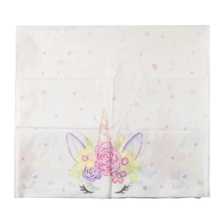 Xenos Tafelkleed unicorn - papier - 136x220 cm- Wegwerptafelkleden|Kinderfeestjes