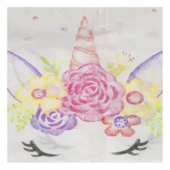 Xenos Tafelkleed unicorn - papier - 136x220 cm- Wegwerptafelkleden|Kinderfeestjes