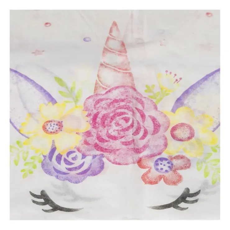 Xenos Tafelkleed unicorn - papier - 136x220 cm- Wegwerptafelkleden|Kinderfeestjes