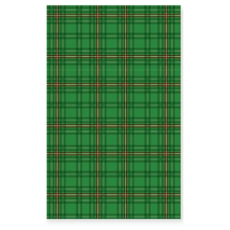 Xenos Tafellaken Tartan - groen - 138x220 cm- Tafelkleden|Kersttafelkleden
