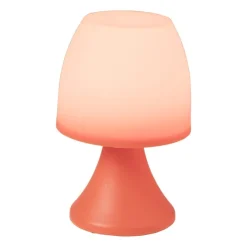 Xenos Tafellamp - oranje - ø12.5x19.5 cm- Tafellampen