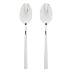 Xenos Tafellepels - zilverkleurig - set van 2- Lepels