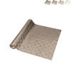 Xenos Tafelloper decostof - velvet/polyester - 28x150 cm- Kersttafelkleden