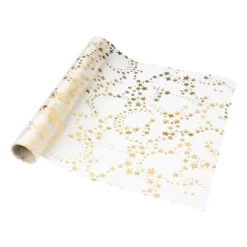 Xenos Tafelloper decostof - velvet/polyester - 28x150 cm- Kersttafelkleden