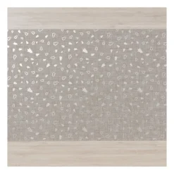 Xenos Tafelloper decostof - velvet/polyester - 28x150 cm- Kersttafelkleden