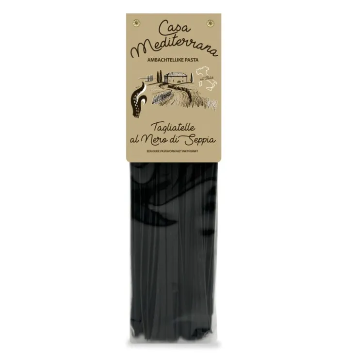 Xenos Tagliatelle inktvis - 500 gram- Italiaanse Keuken