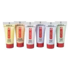 Xenos Talens acrylverf - pastel - set van 6- Verf