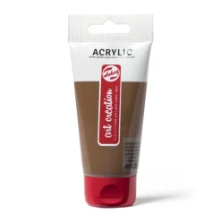 Xenos Talens Art Creation acrylverf - bruin - 75 ml- Verf