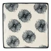 Xenos Tapas bord Sevilla - bloemen - 15x15 cm- Sushi Servies|Tapasservies