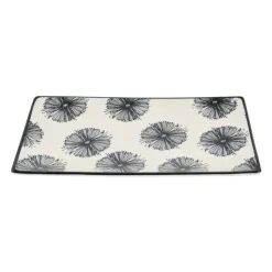 Xenos Tapas bord Sevilla - bloemen - 21.5x12 cm- Sushi Servies|Tapasservies