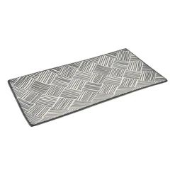 Xenos Tapas bord Sevilla - zwarte streepjes - 28x15.5 cm- Sushi Servies|Tapasservies