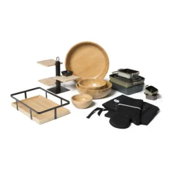 Xenos Tapas plateau - 3 lagen - 26 cm- Etagères|Borrelplanken