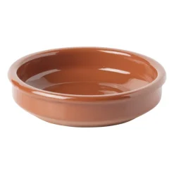 Xenos Tapas schaaltje klei - bruin - ⌀12 cm- Tapasservies