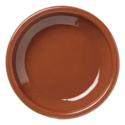 Xenos Tapas schaaltje klei - bruin - ⌀12 cm- Tapasservies