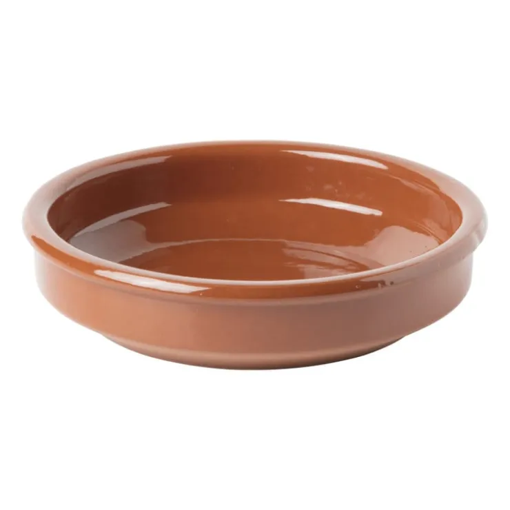 Xenos Tapas schaaltje klei - bruin - ⌀14 cm- Tapasservies