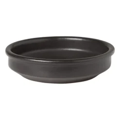 Xenos Tapas schaaltje klei - zwart - ⌀10 cm- Tapasservies