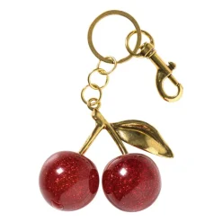 Xenos Tashanger kersjes - goud/rood- Tashangers