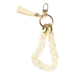 Xenos Tashanger ketting - wit - 20 cm- Tashangers