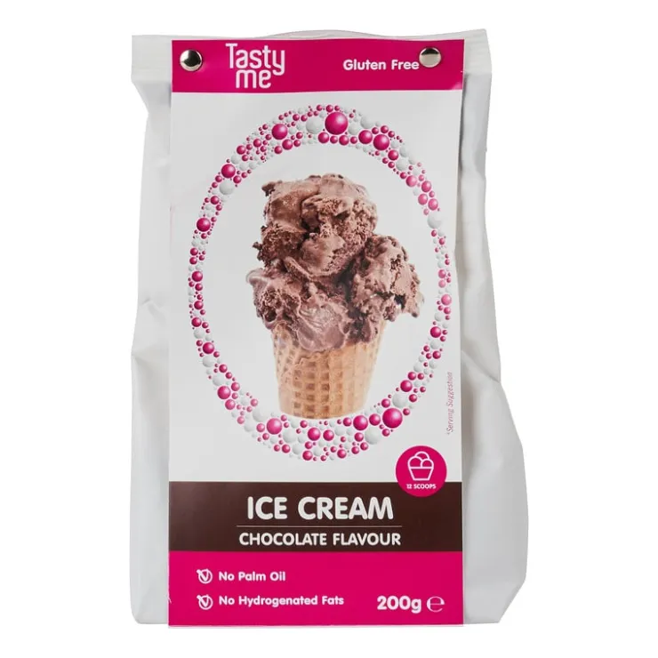 Tasty Me ijsmix - chocolade - 200 gram- Bakmixen|Ijs