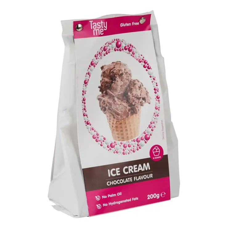 Tasty Me ijsmix - chocolade - 200 gram- Bakmixen|Ijs