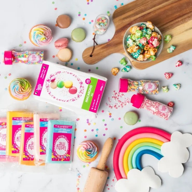 Tasty Me rolfondant - geel - 200 gram- Fondant|Taartdecoratie