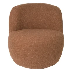 Xenos Teddy fauteuil - amber - ø73.5x71.5 cm- Fauteuils