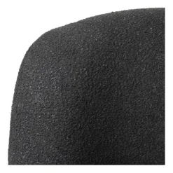 Xenos Teddy fauteuil - zwart - ø73.5x71.5 cm- Fauteuils