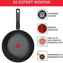 Tefal SoExpert wokpan - ø28 cm- Pannen