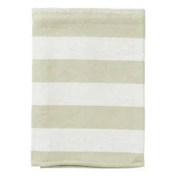Xenos Theedoek strepen - groen/wit - 50x70 cm- Thee- En Keukendoeken
