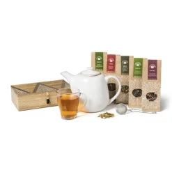 Xenos Thee-ei met knijpsysteem- Thee Accessoires