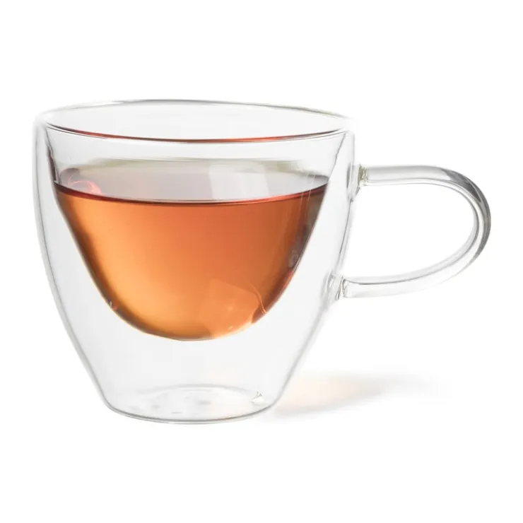 Xenos Theeglas dubbelwandig - 150 ml- Koffieglazen|Theeglazen