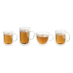 Xenos Theeglas dubbelwandig - 330 ml- Koffieglazen|Theeglazen