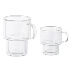 Xenos Theeglas dubbelwandig - 260 ml - glas- Theeglazen|Theeglazen