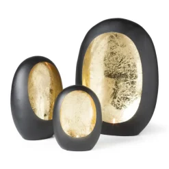 Xenos Theelichthouder Egg - middel - 18x9x24 cm- Waxinelichthouders