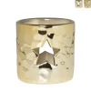 Xenos Theelichthouder goud - diverse varianten - ø7.8x7.6 cm- Spellen|Kerstcadeaus