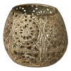 Xenos Theelichthouder rond - ø12.5 cm- Kerstcadeaus|Waxinelichthouders