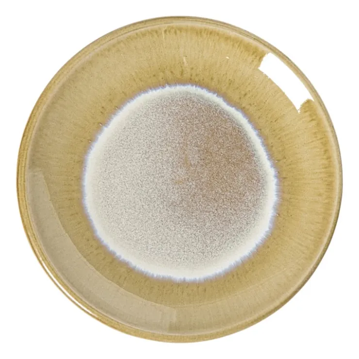 Xenos Theezakjeshouder roots - oker - ø10x1.5 cm- Thee Accessoires