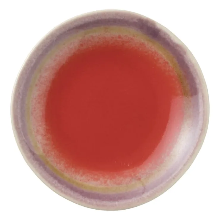 Xenos Theezakjeshouder Roots - rood/paars - ø10x1.5 cm- Thee Accessoires