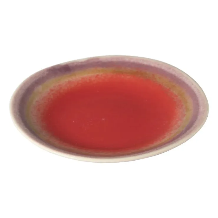 Xenos Theezakjeshouder Roots - rood/paars - ø10x1.5 cm- Thee Accessoires