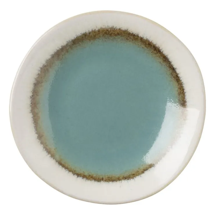 Xenos Theezakjeshouder Roots - turquoise - ø10x1.5 cm- Thee Accessoires