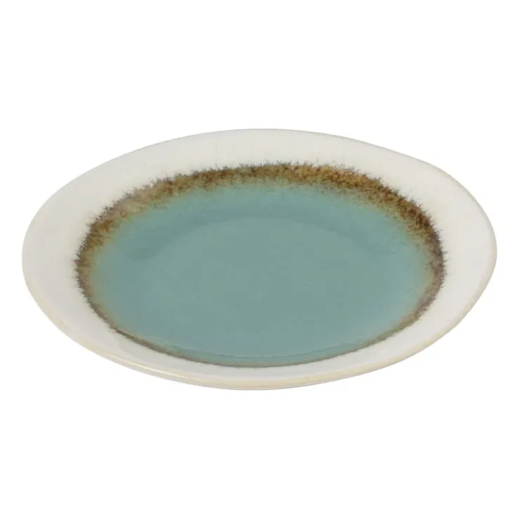 Xenos Theezakjeshouder Roots - turquoise - ø10x1.5 cm- Thee Accessoires