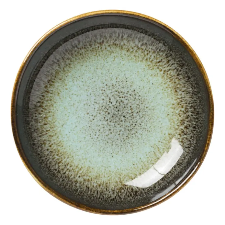 Xenos Theezakjeshouder Toscane - lichtgroen - ø9x2.1 cm- Thee Accessoires