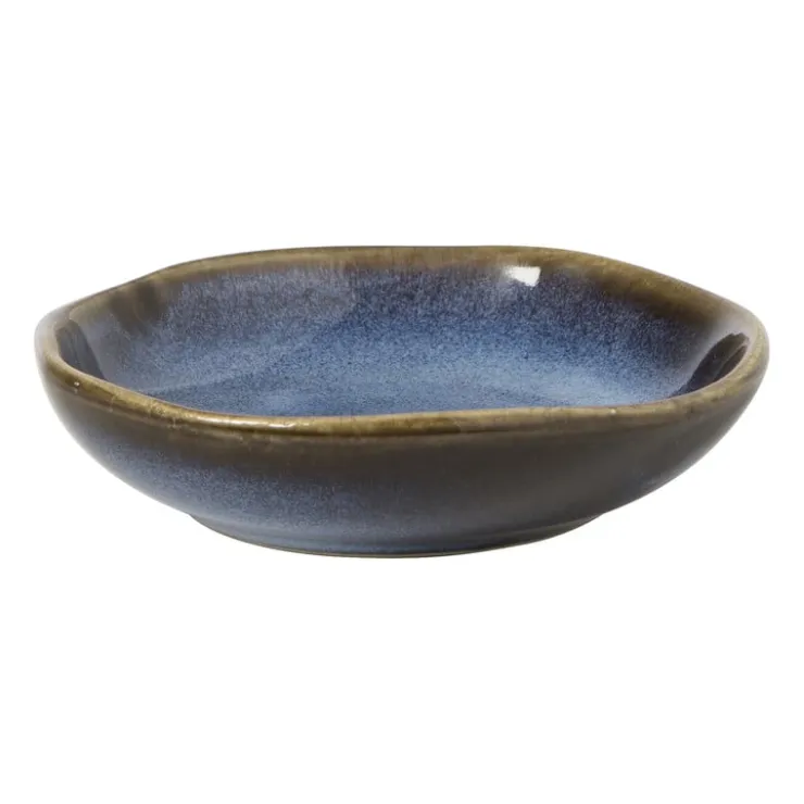Xenos Theezakjeshouder Toscane - donkerblauw - ø9x2.1 cm- Thee Accessoires