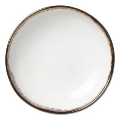 Xenos Theezakjeshouder Toscane - wit - ø9x2.1 cm- Thee Accessoires