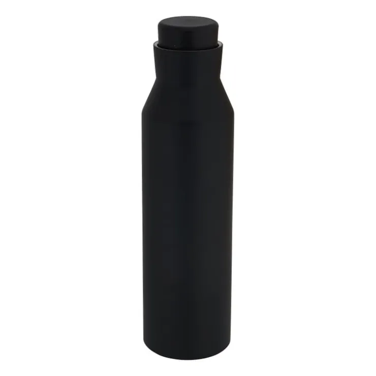 Xenos Thermosfles - zwart - 600 ml- Drinkflessen