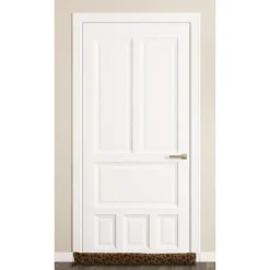 Xenos Tochtstopper panter - bruin - 90x9 cm- Winterartikelen