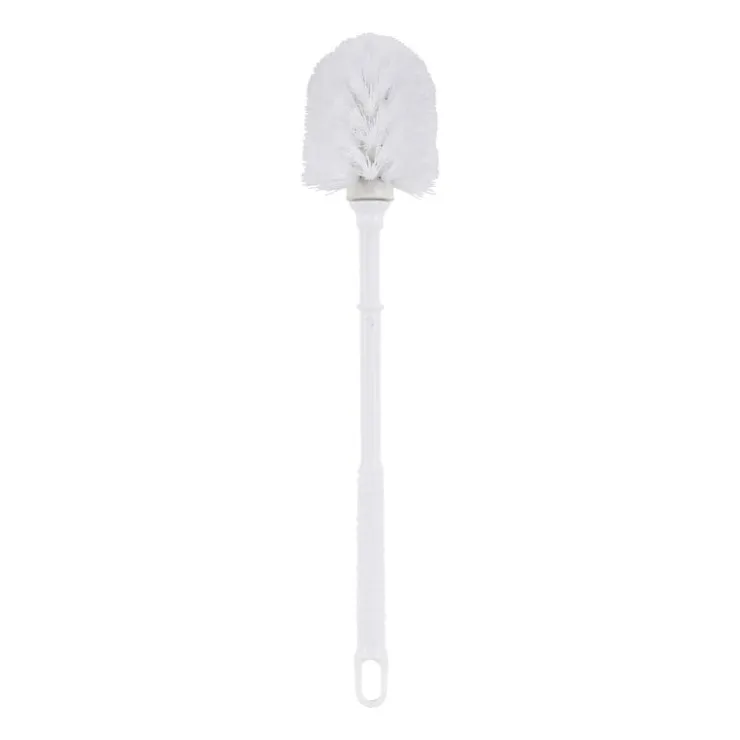Xenos Toiletborstel basic - wit - 40 cm- Toiletborstels